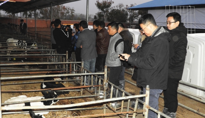 09 圖為國家藥典委員會一行調研臨泉縣王氏牧業有限公司。（記者 蔣守福 攝）.JPG