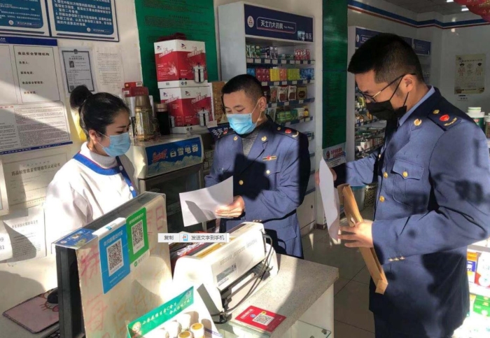 遼寧丹東市場監管基層執法人員日夜堅守崗位防控疫情