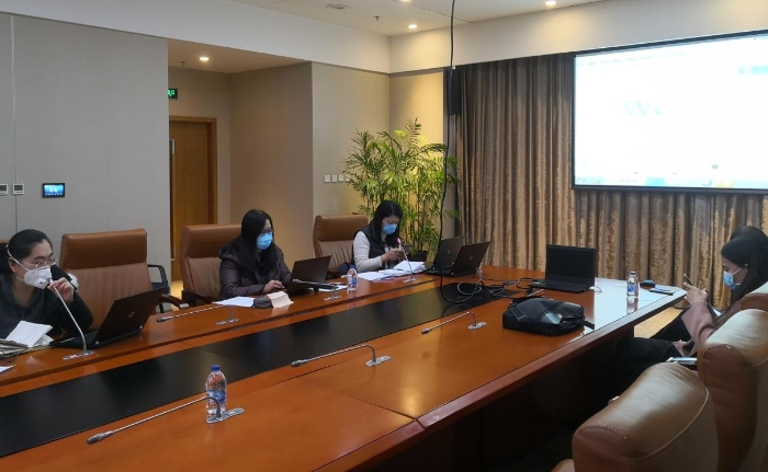 通過網絡會議形式召開治療新型冠狀病毒肺炎的宮血間充質干細胞溝通交流會。