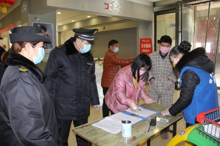 河南省開封市尉氏縣市場監管局督促商超藥店落實疫情防控措施