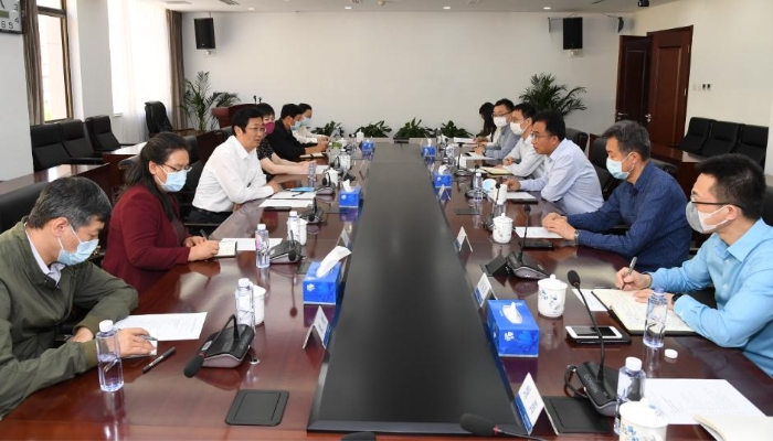 圖為會談現(xiàn)場。（鄧喬攝）