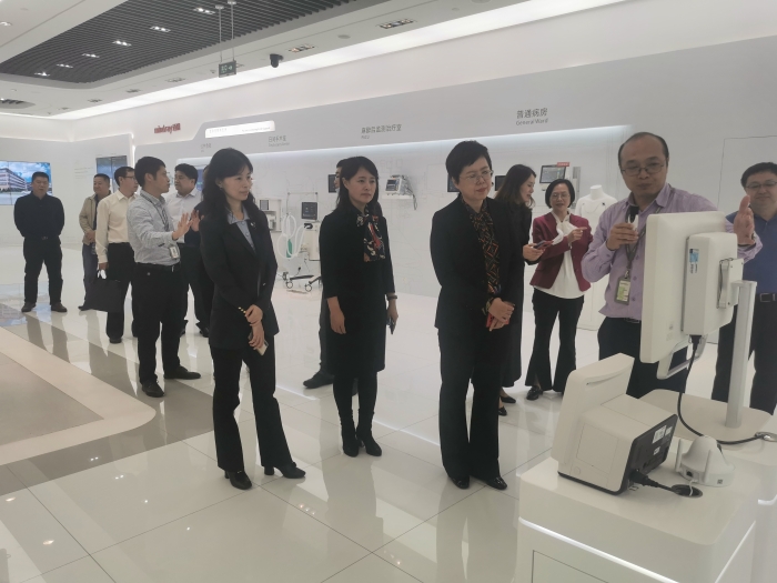 圖為吉林省藥監局調研廣東醫療器械生產企業。