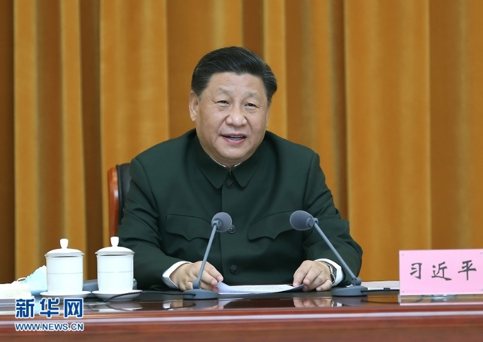 3月24日，中共中央總書記、國家主席、中央軍委主席習近平到武警第二機動總隊視察。這是習近平發表重要講話。　新華社記者 李剛 攝