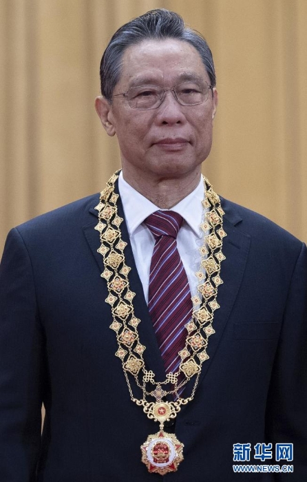 這是“共和國勛章”獲得者鐘南山（2020年9月8日攝）。新華社記者 謝環馳 攝