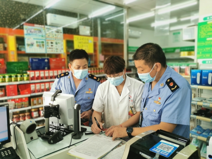 圖為檢查現場。