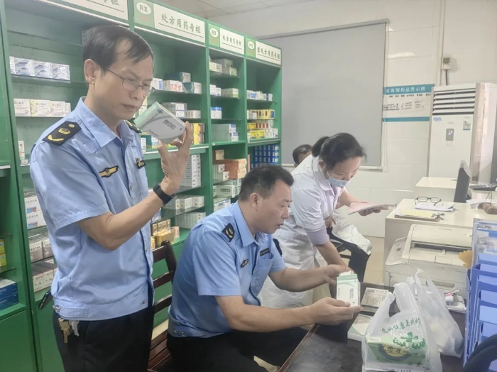 圖為檢查現場。